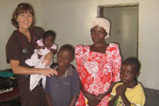Pediatrician Catharina Wolde Yohanes helps patients at a medical clinical she founded in Uganda.